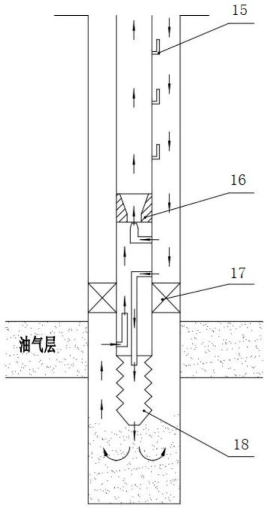 一种低压出砂气举生产管柱
