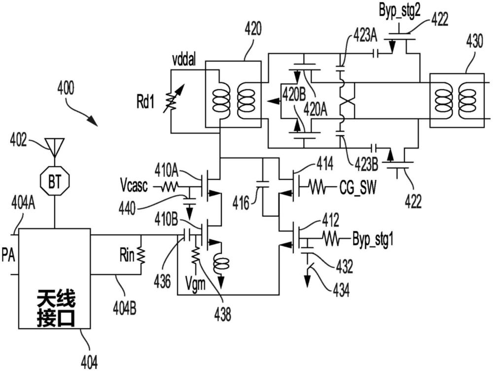 用于MMWAVE射频(RF)信号的具有低增益架构的放大器的制作方法